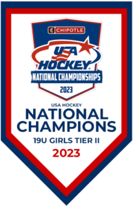 2023 19U Girls Tier II USA Hockey National Champions